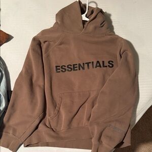 Essentials Tan Hoodie for Men
